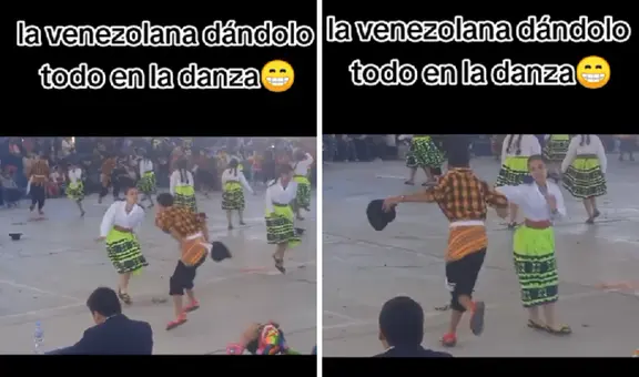 Extranjera asombra en redes al bailar huaino en Apurímac: "La venezolana dándolo todo"