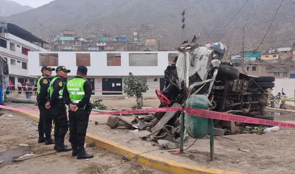 Pasamayito: cámaras captaron el instante del choque entre buses de transporte público