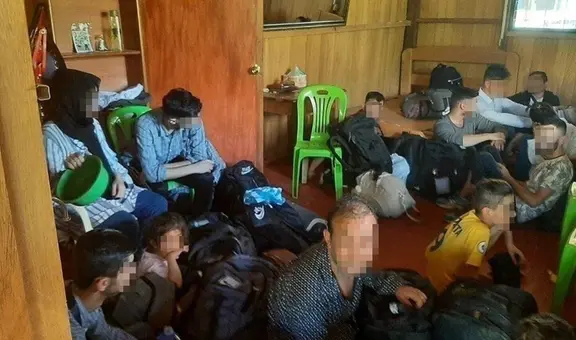 Madre de Dios: rescatan a 23 ciudadanos extranjeros que fueron víctimas de tráfico de migrantes