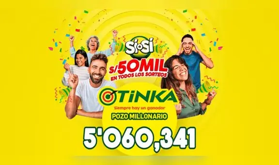 La Tinka, resultados del domingo 9 de julio: revisa la jugada ganadora, premios y VIDEO del último sorteo