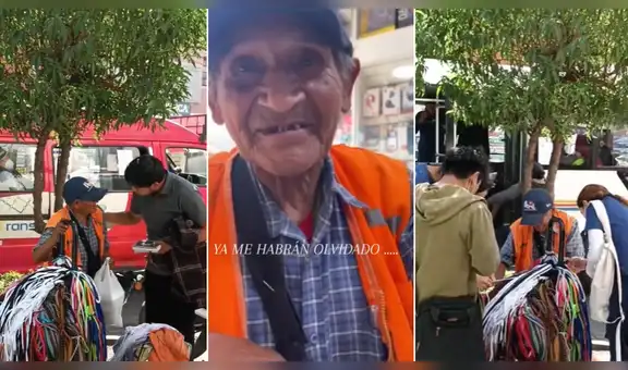 Adulto mayor tuvo venta masiva de pasadores tras viralizarse su caso: “Pudimos sacarle una sonrisa”