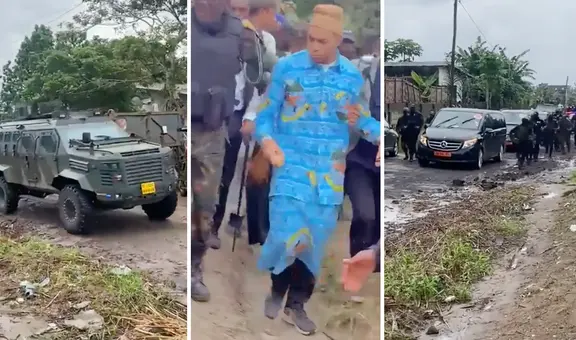 Kylian Mbappé y el impresionante resguardo militar que recibió en su llegada a Camerún