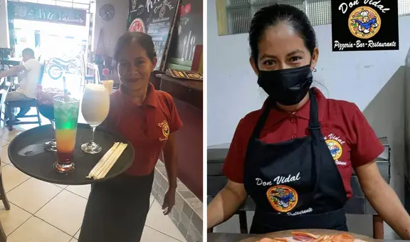 Pizzería premia a su trabajadora con S/1 por cada reacción y redes se unen por Charo