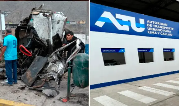 ATU denunciará penalmente a conductor de vehículo involucrado en accidente de Pasamayito