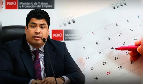 Ministro de Trabajo: "Estamos preparando un proyecto de ley para regularizar los feriados"