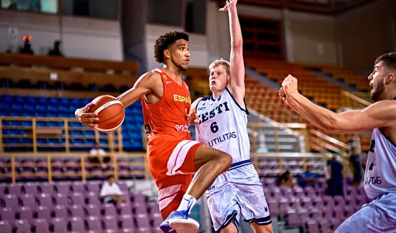 ¡Sigue invicta! España venció 78-56 a Estonia y clasifica como líder en el Eurobasket Sub-20