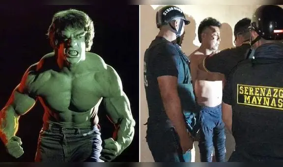 Hombre afirmaba ser el "increíble Hulk" para golpear a sus vecinos en Iquitos