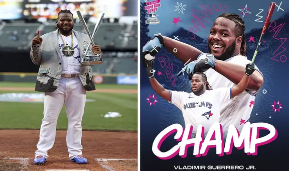 El dominicano Vladimir Guerrero Jr. ganó el Home Run Derby 2023 tras vencer a Randy Arozarena