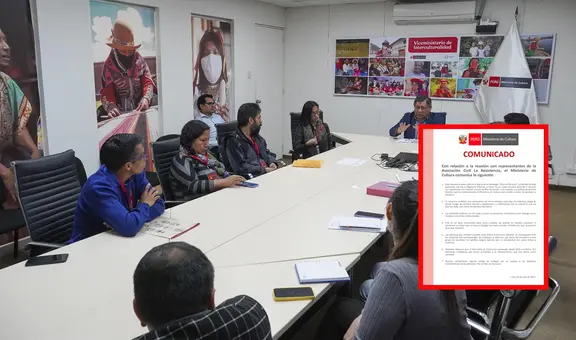 Ministerio de Cultura tras reunión con La Resistencia: "Rechazamos todo tipo de violencia"