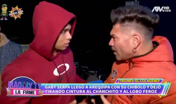 Pareja de Gabriela Serpa le niega el saludo a ‘Tomate’ y luego lo confronta: “¿Qué quieres, rating?