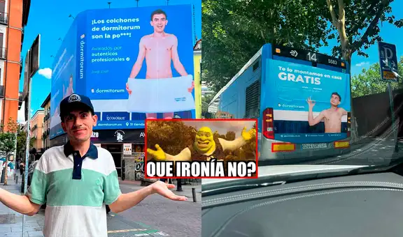 Jordi ENP protagoniza "ingeniosa" campaña publicitaria de colchones