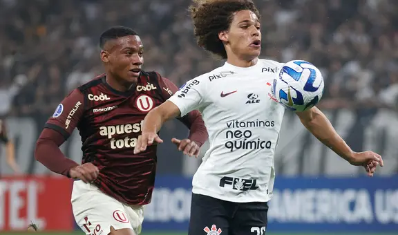 Universitario perdió 1-0 contra Corinthians por el partido de ida en la Copa Sudamericana