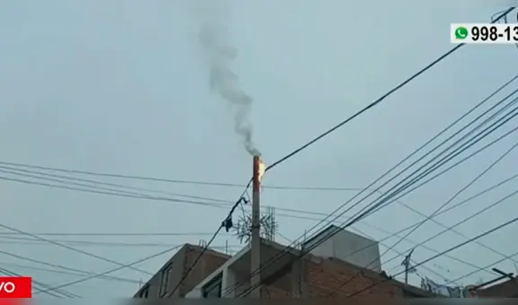 San Miguel: se reporta cortocircuito en cables de vía pública