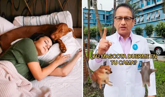 ¿Duermes con tu perro en la cama? Doctor de EsSalud explica las consecuencias