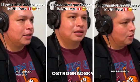 Maestro mexicano admira nivel de matemáticas de la UNI en Perú: “Completamente distinto”