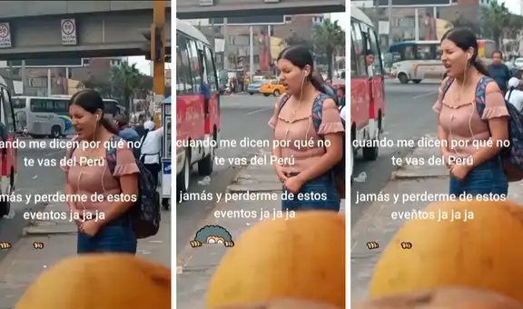 Peruana canta a viva voz en pleno paradero y le dicen: "Se le metió el alma de Yoko Ono"