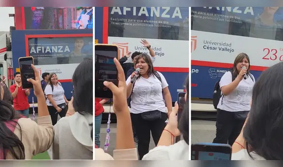 Estudiante de la UCV sorprende con su voz y redes estallan: "Que deje la carrera"