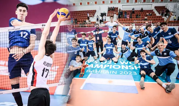 ¡Viniendo desde atrás! Enorme victoria de Argentina por 3-2 ante Bélgica en el Mundial Sub-21 de Vóley
