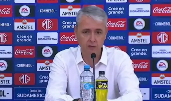 Nunes contundente tras derrota: "Me sorprende que un equipo como Emelec juegue tan replegado"