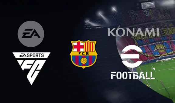 FC Barcelona indeciso entre eFootball e EA Sports FC: ¿se pasará de PES a FIFA?
