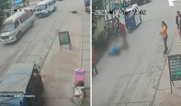 VMT: joven queda en estado de coma tras salir disparado de combi que hacía carrera con otra unidad