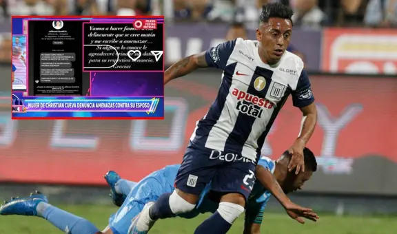 Esposa de Christian Cueva denuncia amenazas contra el futbolista de Alianza Lima