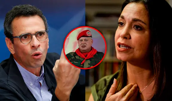 Diosdado Cabello a los inhabilitados Machado y Capriles: "No se vistan que no van"
