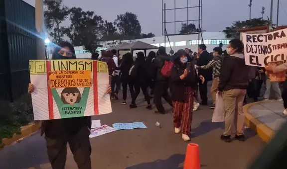 San Marcos: estudiantes intentaron ingresar al estadio en protesta contra conciertos