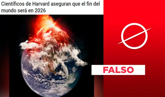 Es falso que científicos de Harvard “revelaron” que el fin del mundo es el 13 de noviembre de 2026
