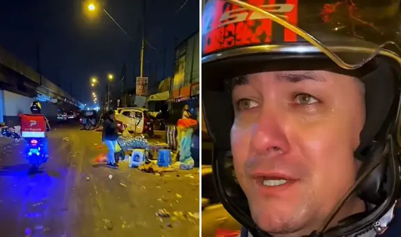 Repartidor hace un delivery en Barrios Altos y lo que ve lo deja aterrado: "Protégeme, Señor"