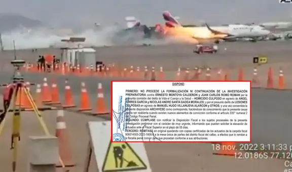 Accidente en aeropuerto Jorge Chávez: investigación no seguirá en Fiscalía de Tránsito