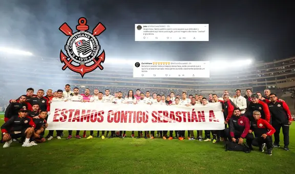Hinchas de Corinthians rechazan mensaje de la 'U' apoyando a preparador: "Vergonzoso gesto"