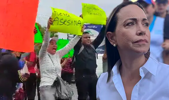 María Corina Machado es agredida por multitud en Petare: "Envían grupos violentos para amedrentar"