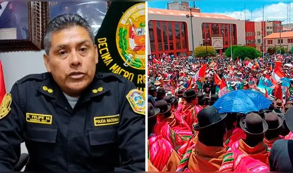 "No vamos a levantar ni una mano contra el pueblo": jefe de la PNP en Puno sobre próximas manifestaciones