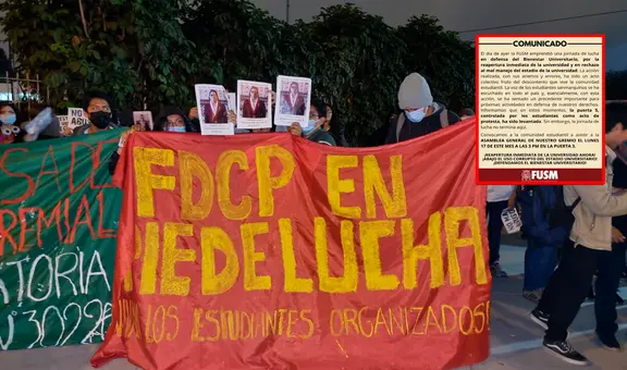 Estudiantes de la UNMSM levantan toma de la puerta 5 y anuncian medidas: "La lucha no termina aquí"