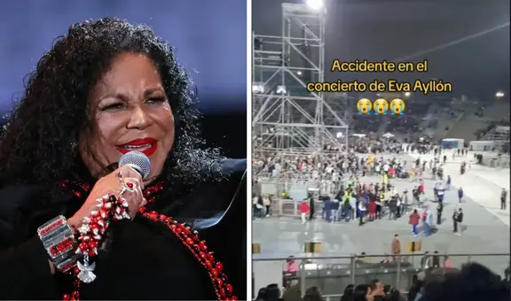 Trabajadora sufre accidente y cae de andamio en concierto de Eva Ayllón en San Marcos