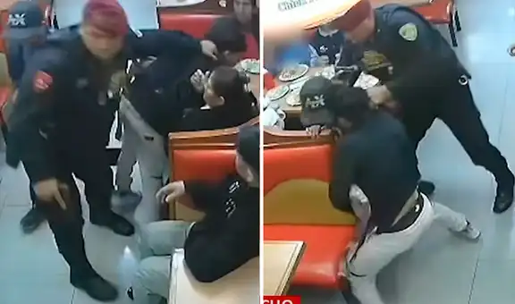 SJL: policía sorprendió y capturó a 2 delincuentes en pleno asalto en pollería