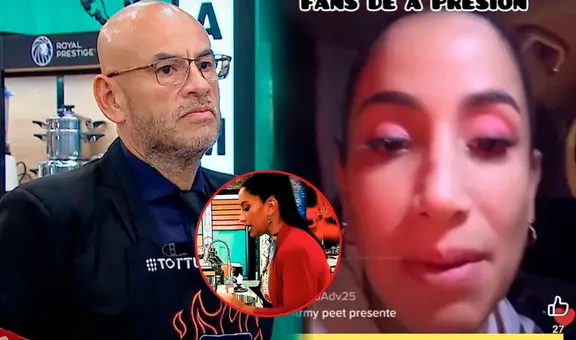 Nelly Rossinelli pide al army parar con amenazas si elimina a Mr. Peet de 'El gran chef: famosos'