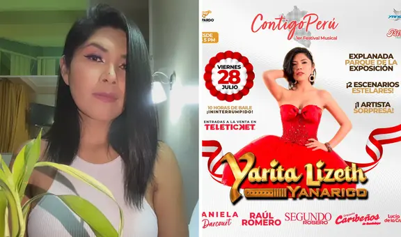 Yarita Lizeth rompe su silencio tras su retiro de concierto por Fiestas Patrias: "Seguiré de pie"
