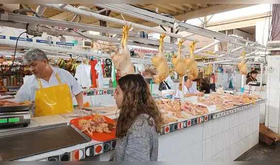 Pollo se vende entre los S/8,50 y S/10,50 el kilogramo en los mercados de Lima Metropolitana