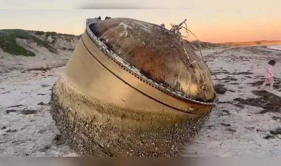 ¿Qué es el misterioso cilindro metálico hallado en una playa de Australia y que podría venir del espacio?