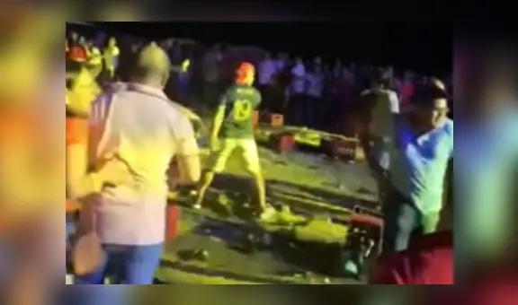 Concierto de Explosión de Iquitos fue detenido por batalla campal en San Martín