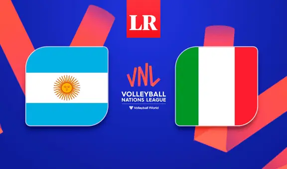 Argentina vs. Italia EN VIVO: ¿a qué hora ver los cuartos de final de la Volleyball Nations League?