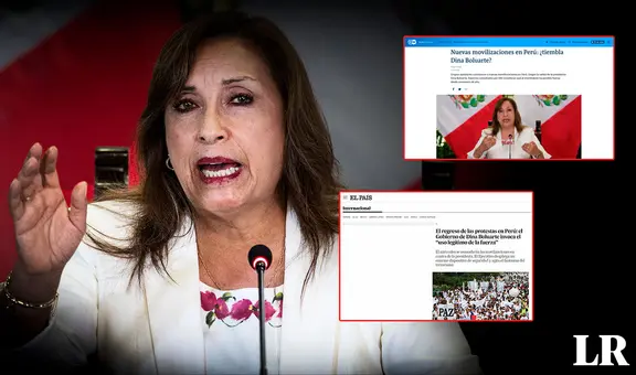 Así informó la prensa internacional sobre el mensaje de Dina Boluarte y las protestas en Perú