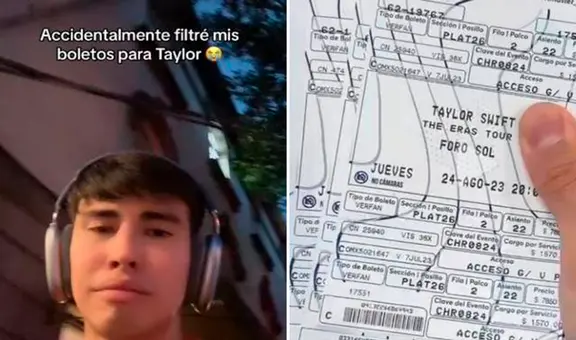 Youtuber La Divaza presume boletos para concierto de Taylor Swift y muestra código de barras