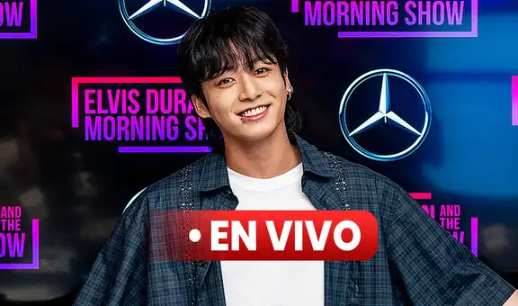 Jungkook de BTS en 'Elvis Duran' EN VIVO ONLINE GRATIS: ¿dónde, cuándo, a qué hora y cómo VER el show?