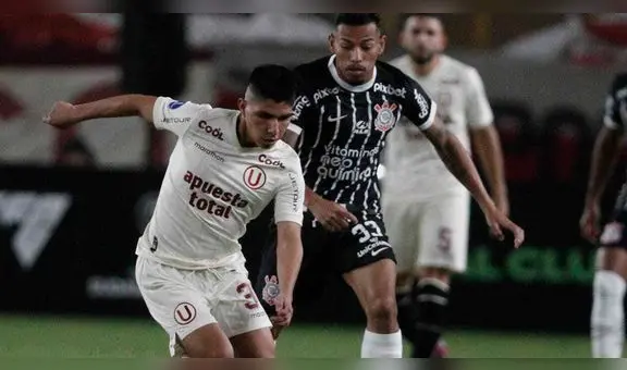 Universitario quedó eliminado de la Copa Sudamericana al perder 1-2 con Corinthians