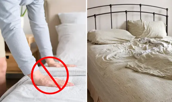 ¿Sabías qué tender la cama apenas te levantas es malo para tu salud? Estos son los motivos