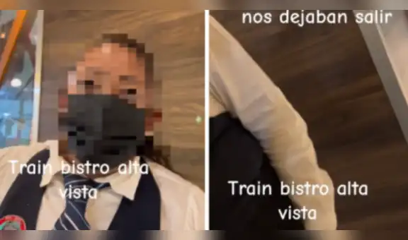 Mesera no deja salir a comensales del restaurante porque no le gustó la propina que le dieron