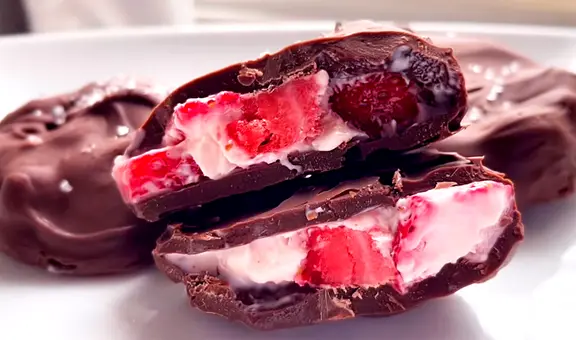Bites de fresa y yogurt: ¿cómo preparar esta saludable receta en 4 pasos?